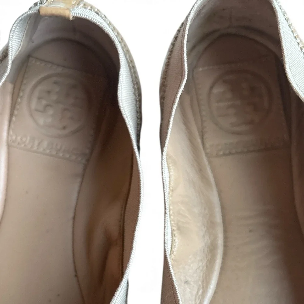 Tory Burch Patent Leather Ballet Flats – Women's Beige / Nude – Size 6.5M